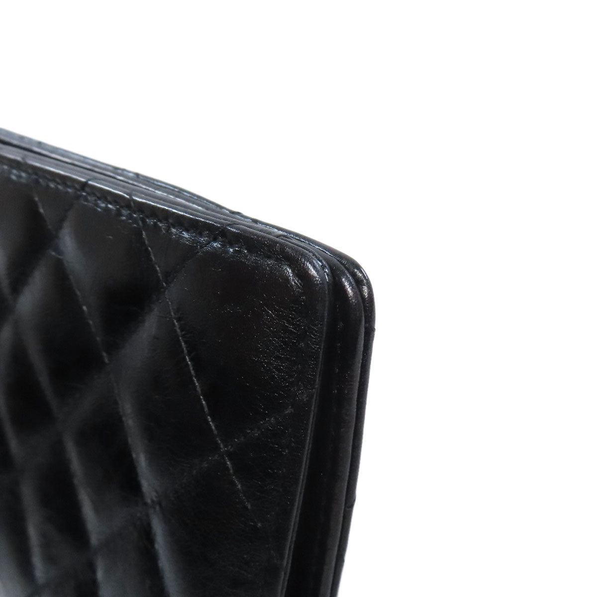 CHANEL 2.55 Matelasse SilverHardware Long wallet (with coin pocket) Calf Ladies [Used]