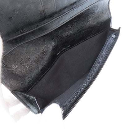 CHANEL 2.55 Matelasse SilverHardware Long wallet (with coin pocket) Calf Ladies [Used]