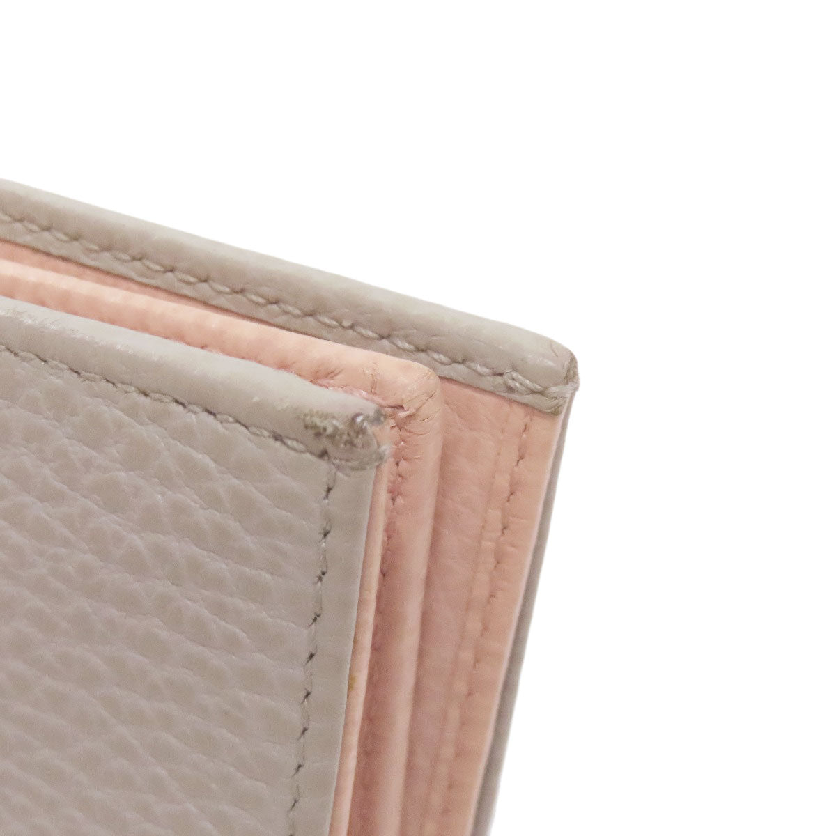 GUCCI 456126 GG Marmont Double G Bifold Wallet with Coin Pocket Calf Ladies [Used]