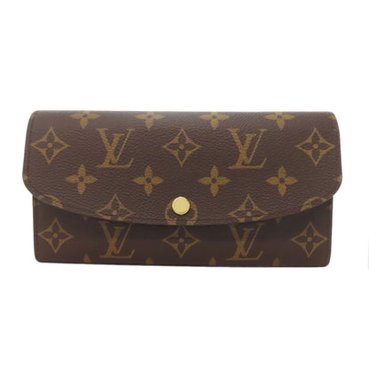 LOUIS VUITTON M60697 Portefeiulle ã» Emily Long wallet (with coin pocket) Monogram canvas Ladies [Used]