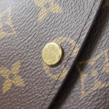 LOUIS VUITTON M60697 Portefeiulle ã» Emily Long wallet (with coin pocket) Monogram canvas Ladies [Used]