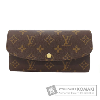 LOUIS VUITTON M60697 Portefeiulle ã» Emily Long wallet (with coin pocket) Monogram canvas Ladies [Used]