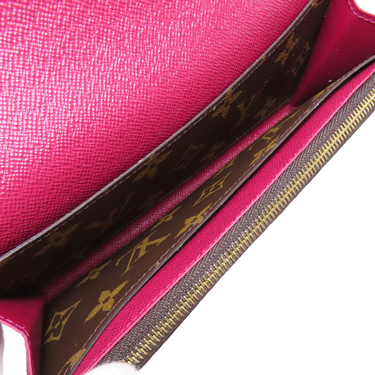 LOUIS VUITTON M60697 Portefeiulle ã» Emily Long wallet (with coin pocket) Monogram canvas Ladies [Used]