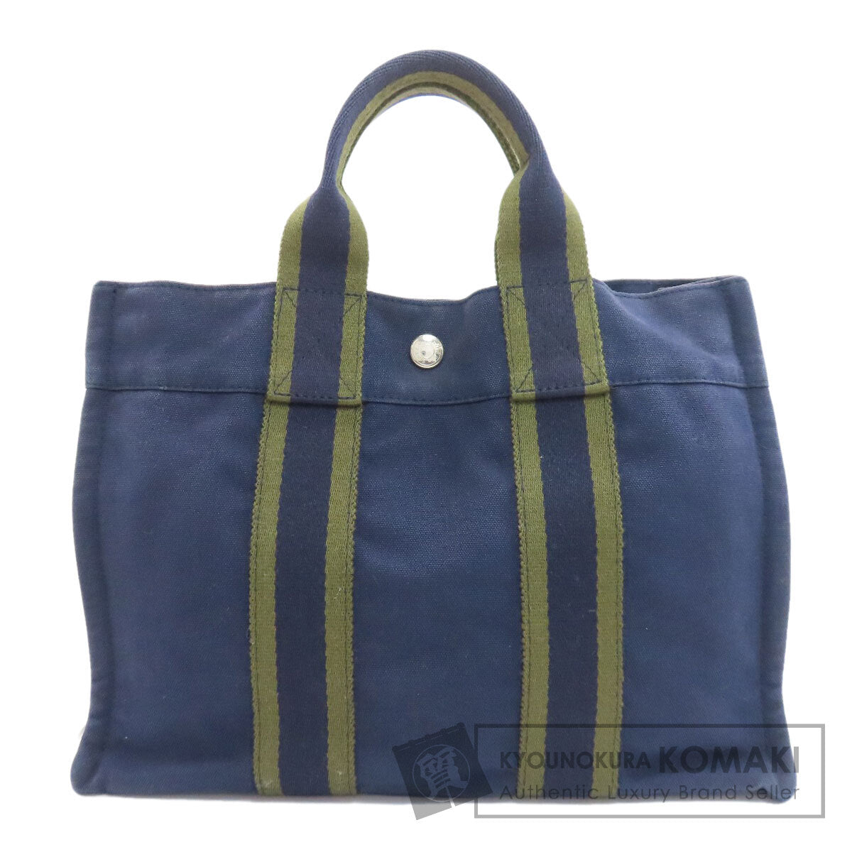 HERMES sack fool toePM Handbag Canvas Ladies [Used]