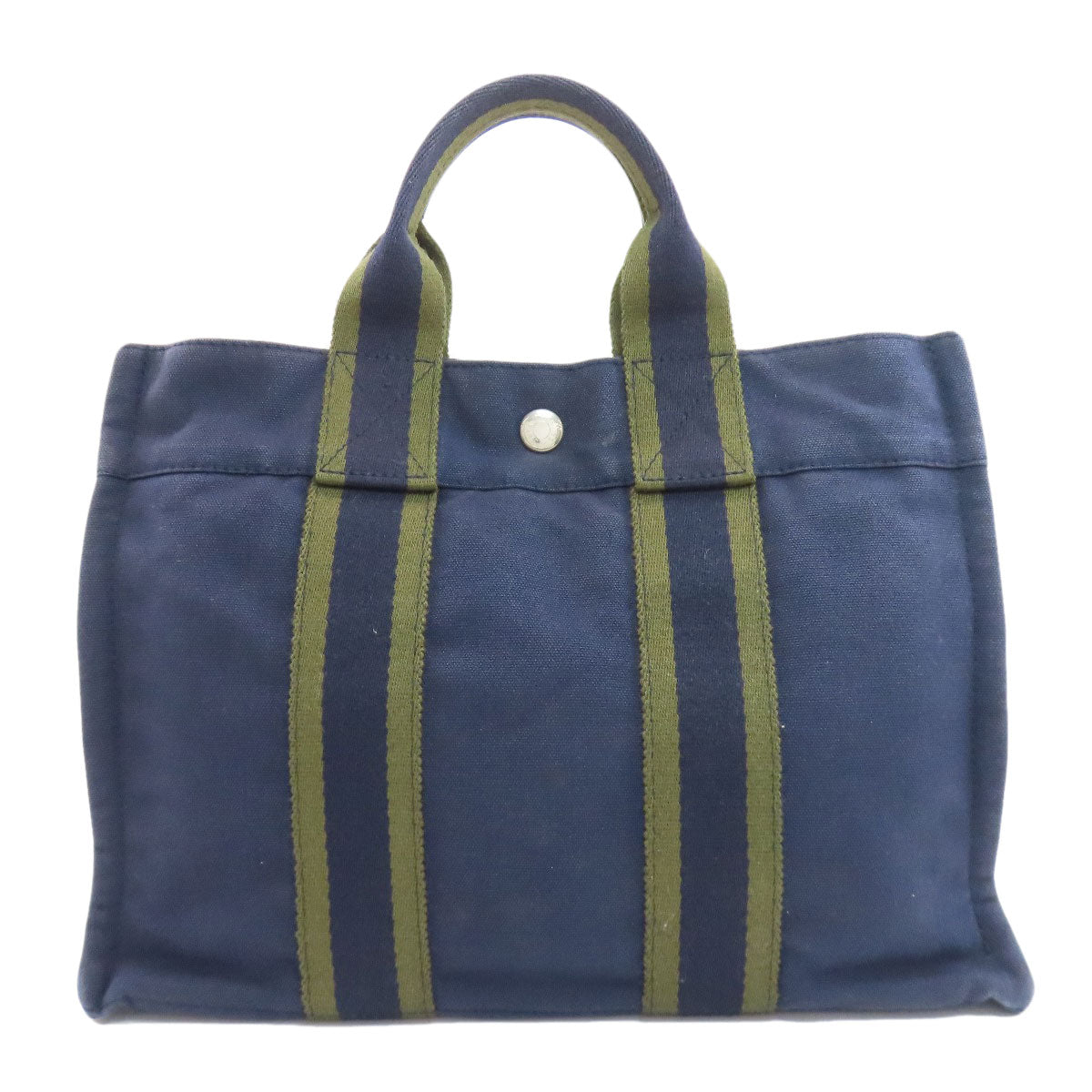 HERMES sack fool toePM Handbag Canvas Ladies [Used]