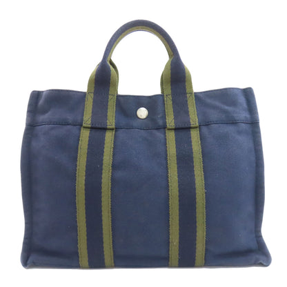 HERMES sack fool toePM Handbag Canvas Ladies [Used]