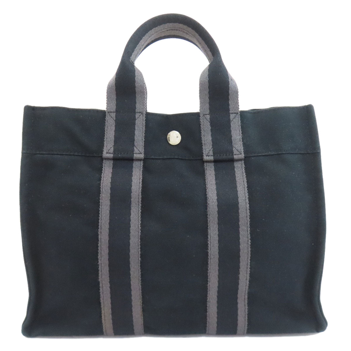 HERMES sack fool toePM Handbag Canvas Ladies [Used]