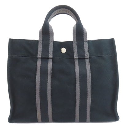 HERMES sack fool toePM Handbag Canvas Ladies [Used]