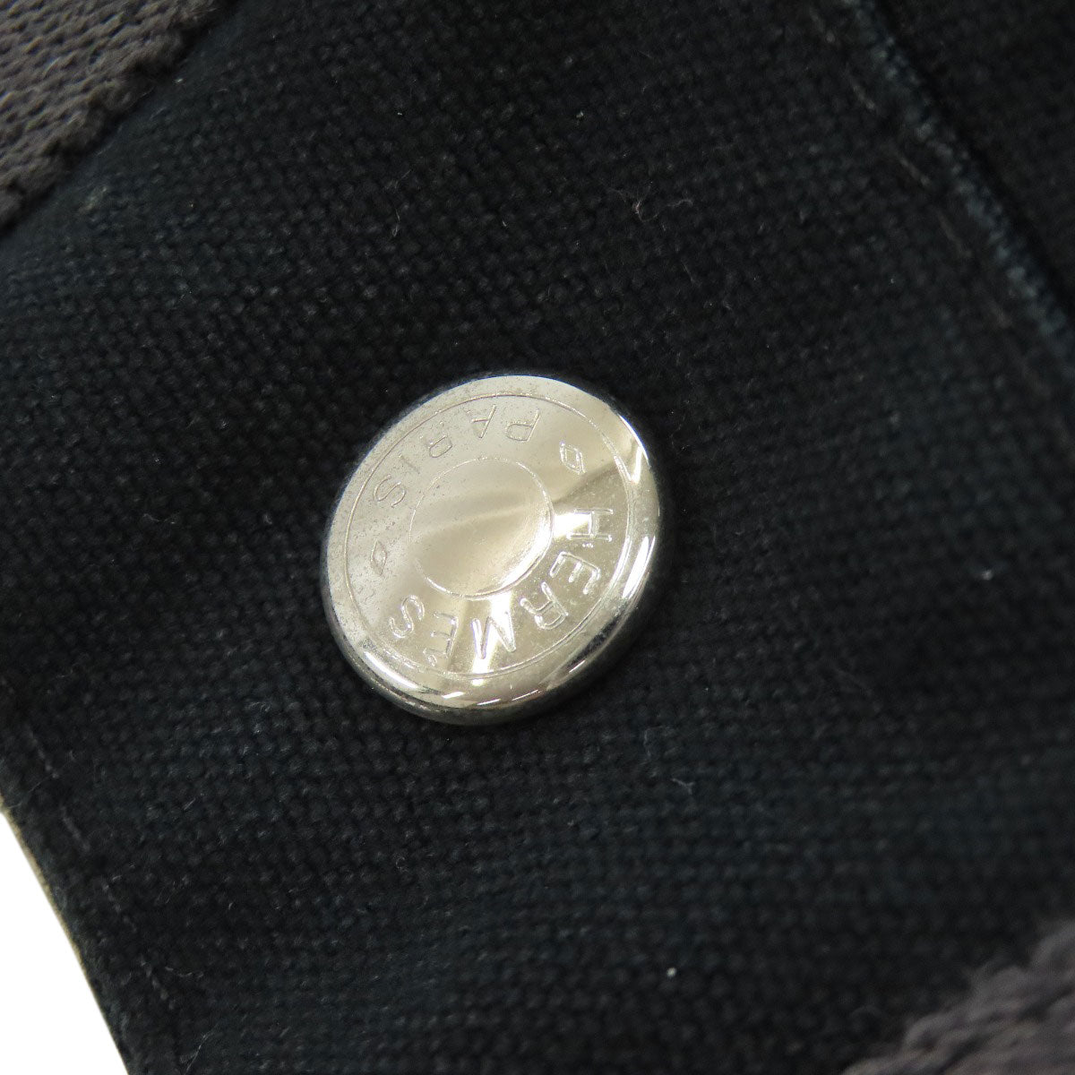 HERMES sack fool toePM Handbag Canvas Ladies [Used]