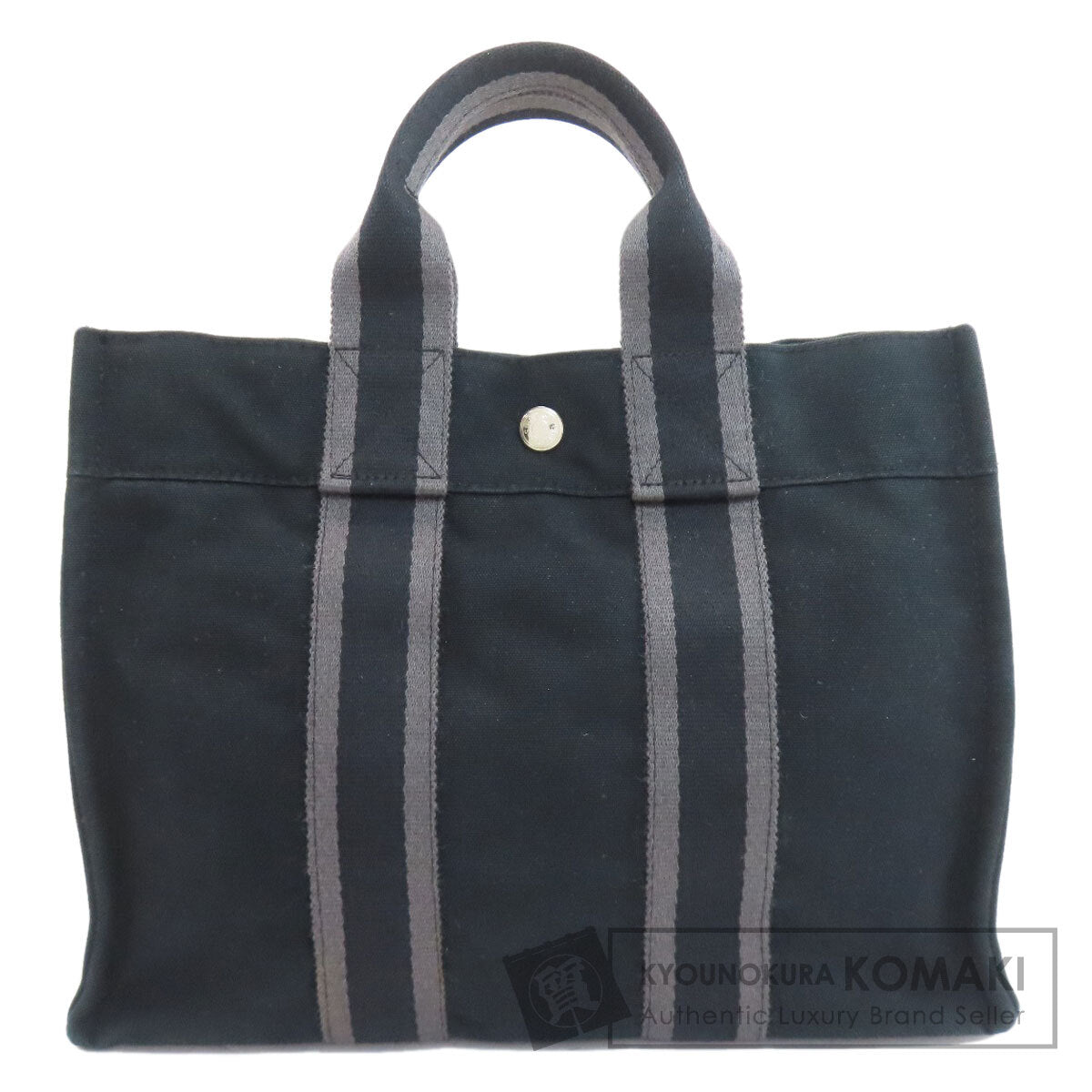 HERMES sack fool toePM Handbag Canvas Ladies [Used]