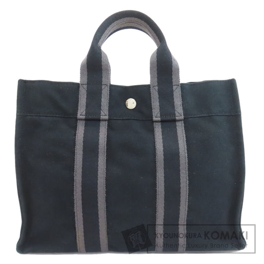 HERMES sack fool toePM Handbag Canvas Ladies [Used]