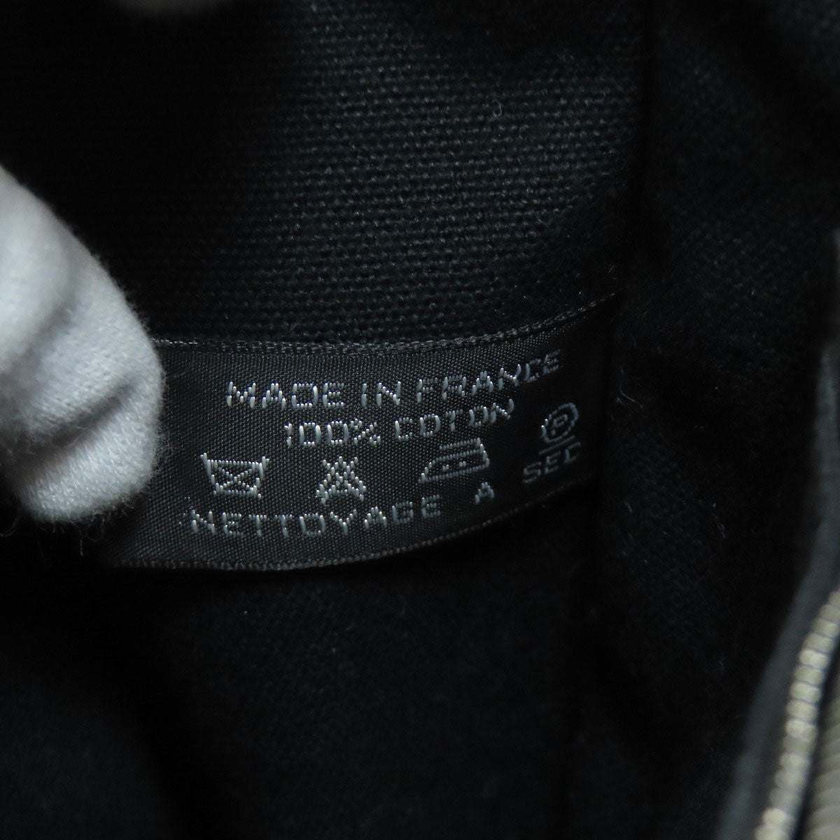 HERMES sack fool toePM Handbag Canvas Ladies [Used]