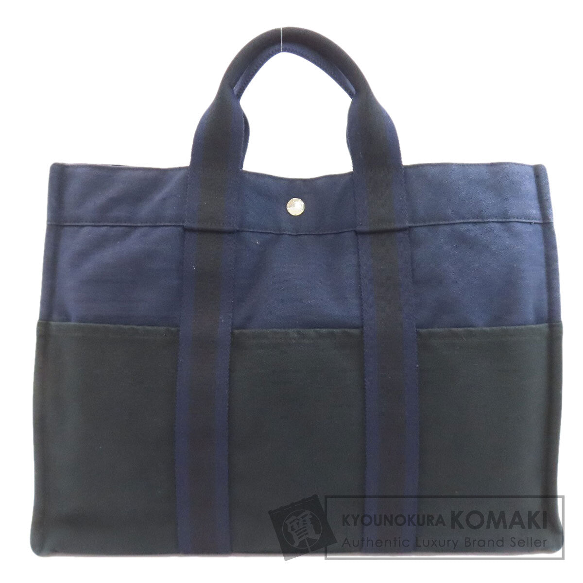 HERMES suck fool toeMM Handbag Canvas Ladies [Used]