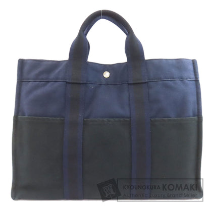 HERMES suck fool toeMM Handbag Canvas Ladies [Used]