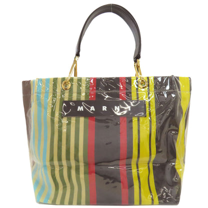 MARNI PlasticsStripe Tote Bag Plastics NylonLadies [Used]