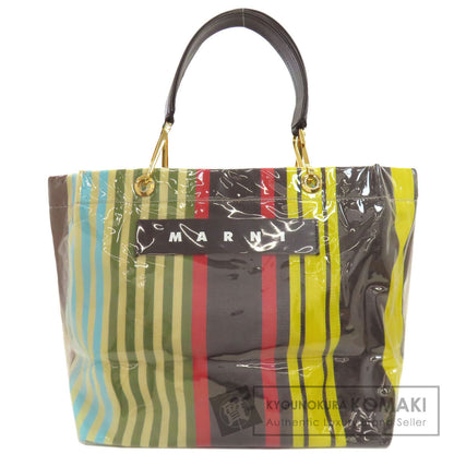 MARNI PlasticsStripe Tote Bag Plastics NylonLadies [Used]