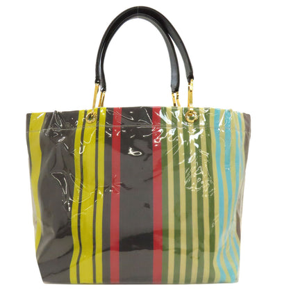 MARNI PlasticsStripe Tote Bag Plastics NylonLadies [Used]