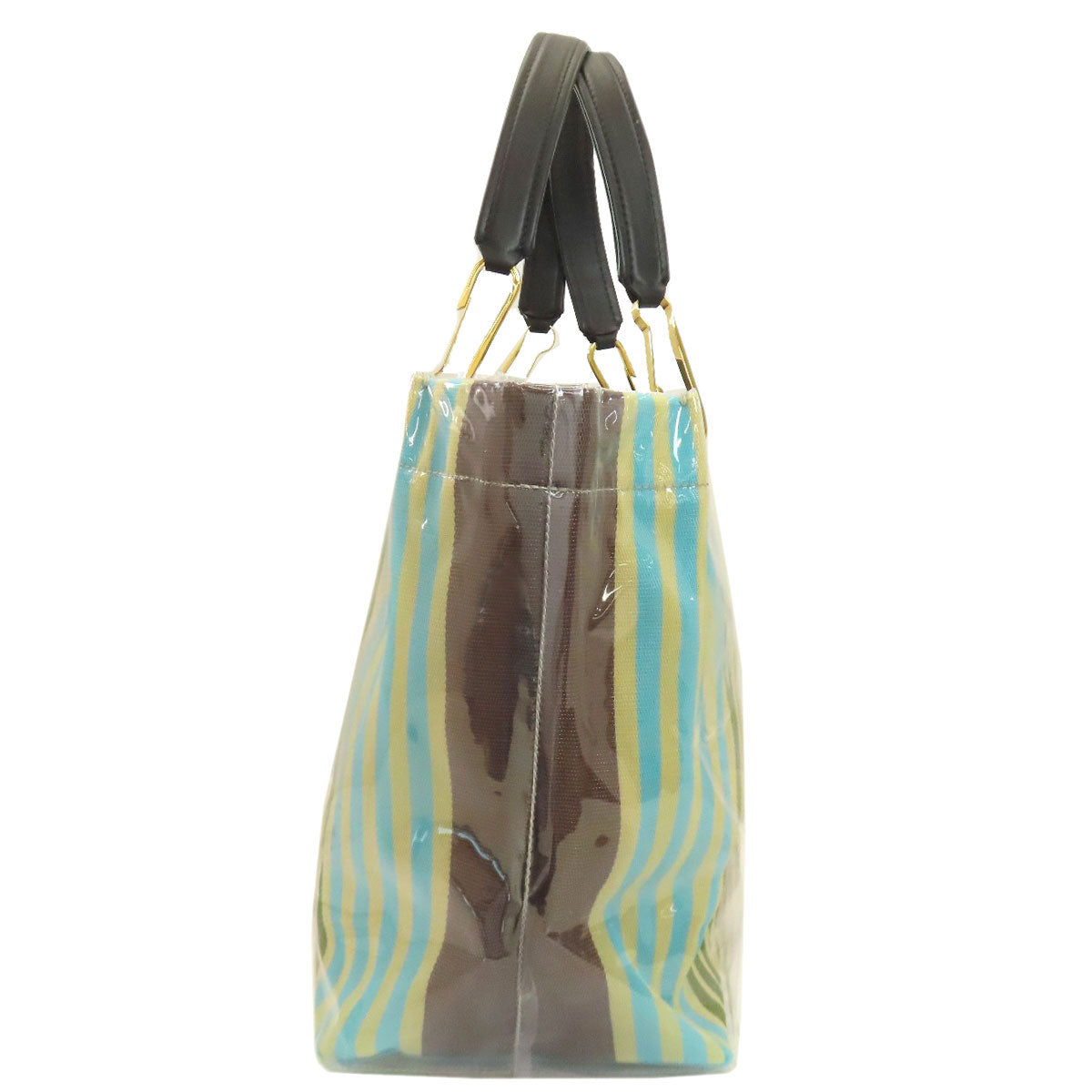 MARNI PlasticsStripe Tote Bag Plastics NylonLadies [Used]