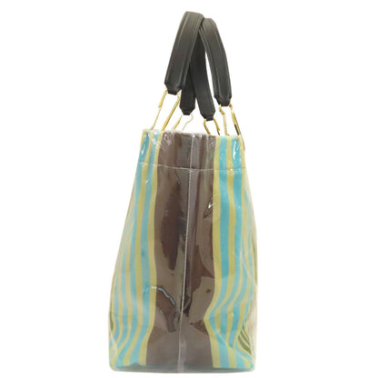 MARNI PlasticsStripe Tote Bag Plastics NylonLadies [Used]