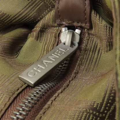 CHANEL New travel line Tote Bag Nylon jacquard Ladies [Used]