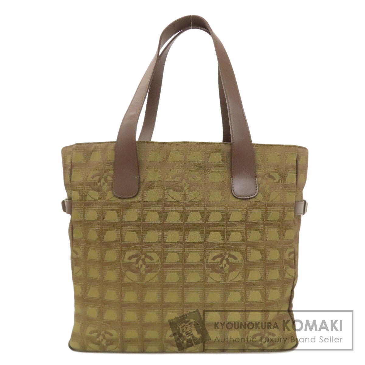 CHANEL New travel line Tote Bag Nylon jacquard Ladies [Used]