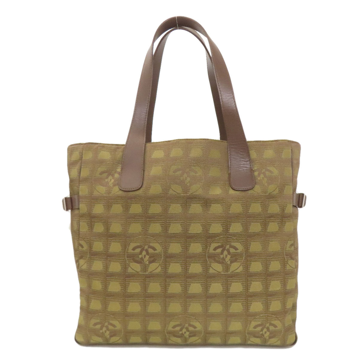 CHANEL New travel line Tote Bag Nylon jacquard Ladies [Used]