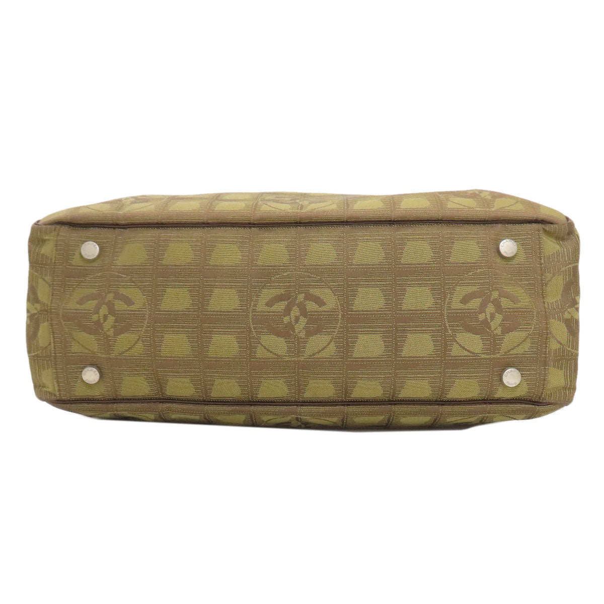 CHANEL New travel line Tote Bag Nylon jacquard Ladies [Used]