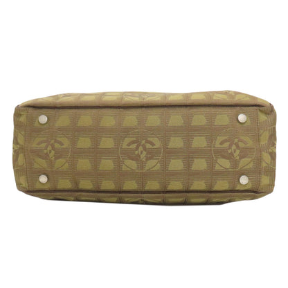 CHANEL New travel line Tote Bag Nylon jacquard Ladies [Used]