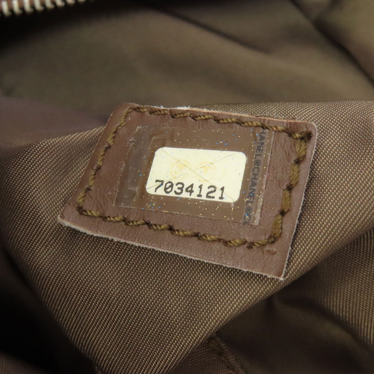 CHANEL New travel line Tote Bag Nylon jacquard Ladies [Used]