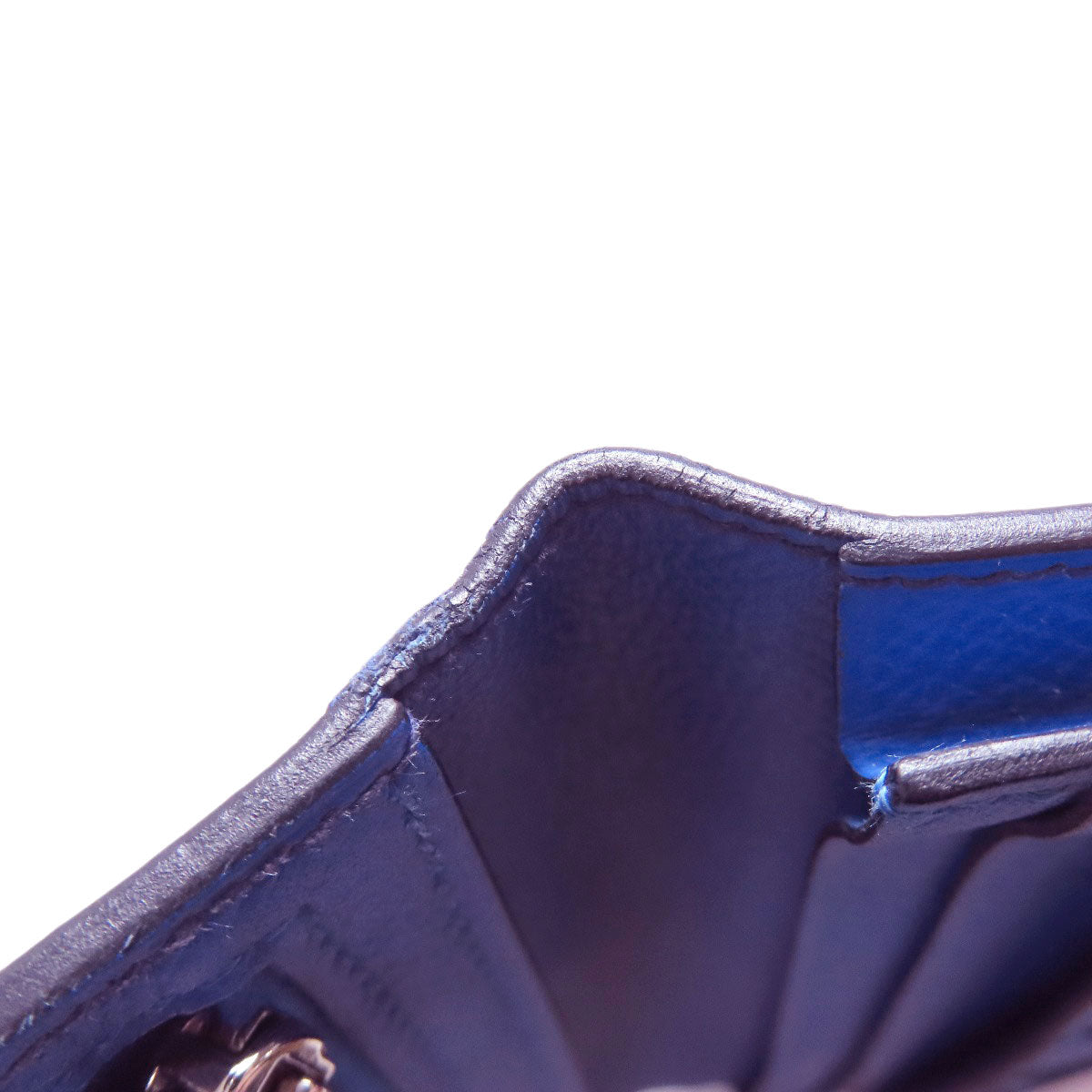 HERMES Bareness Free SilverHardware Long wallet (with coin pocket) Epsom Ladies [Used]