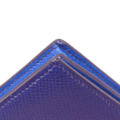 HERMES Bareness Free SilverHardware Long wallet (with coin pocket) Epsom Ladies [Used]