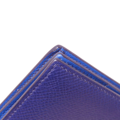 HERMES Bareness Free SilverHardware Long wallet (with coin pocket) Epsom Ladies [Used]