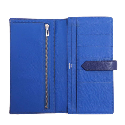 HERMES Bareness Free SilverHardware Long wallet (with coin pocket) Epsom Ladies [Used]