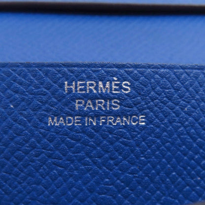 HERMES Bareness Free SilverHardware Long wallet (with coin pocket) Epsom Ladies [Used]