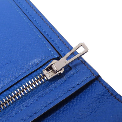 HERMES Bareness Free SilverHardware Long wallet (with coin pocket) Epsom Ladies [Used]