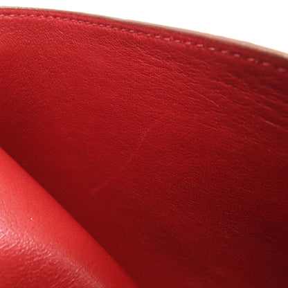 HERMES Dogon GM SilverHardware Long wallet (with coin pocket) Taurillon Clemence Ladies [Used]