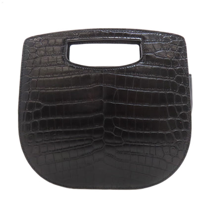 BALLY Embossing Handbag Leather Ladies [Used]