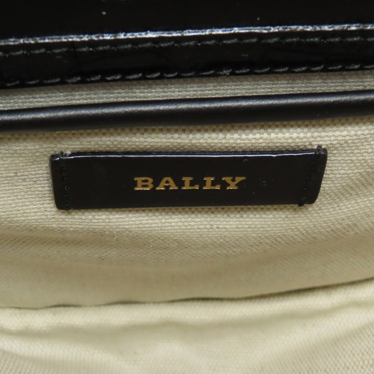 BALLY Embossing Handbag Leather Ladies [Used]
