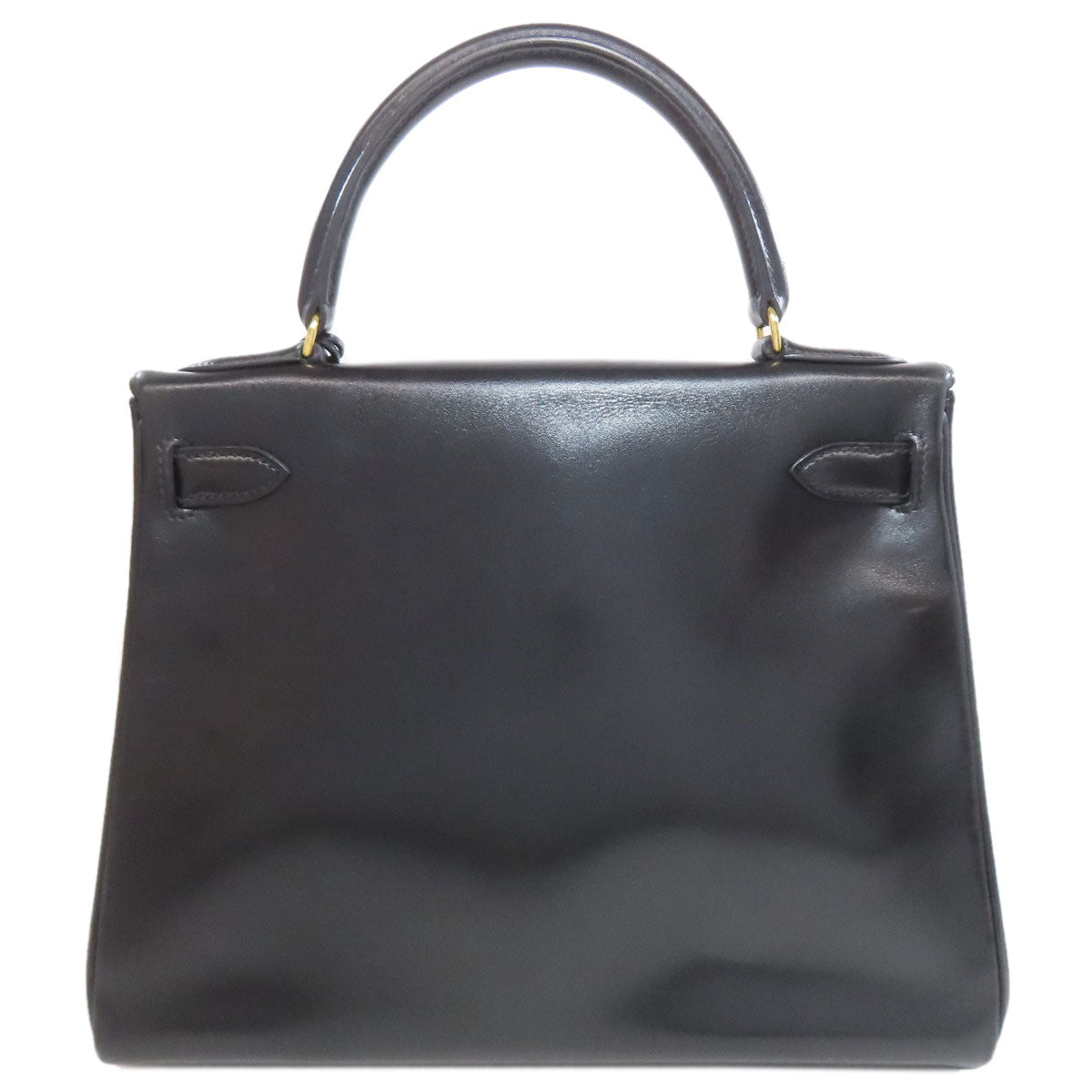 HERMES Kelly 28 Inner stitch GoldHardware Handbag Box calf Ladies [Used]