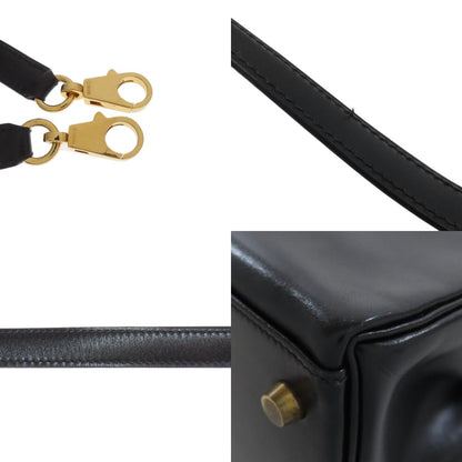HERMES Kelly 28 Inner stitch GoldHardware Handbag Box calf Ladies [Used]
