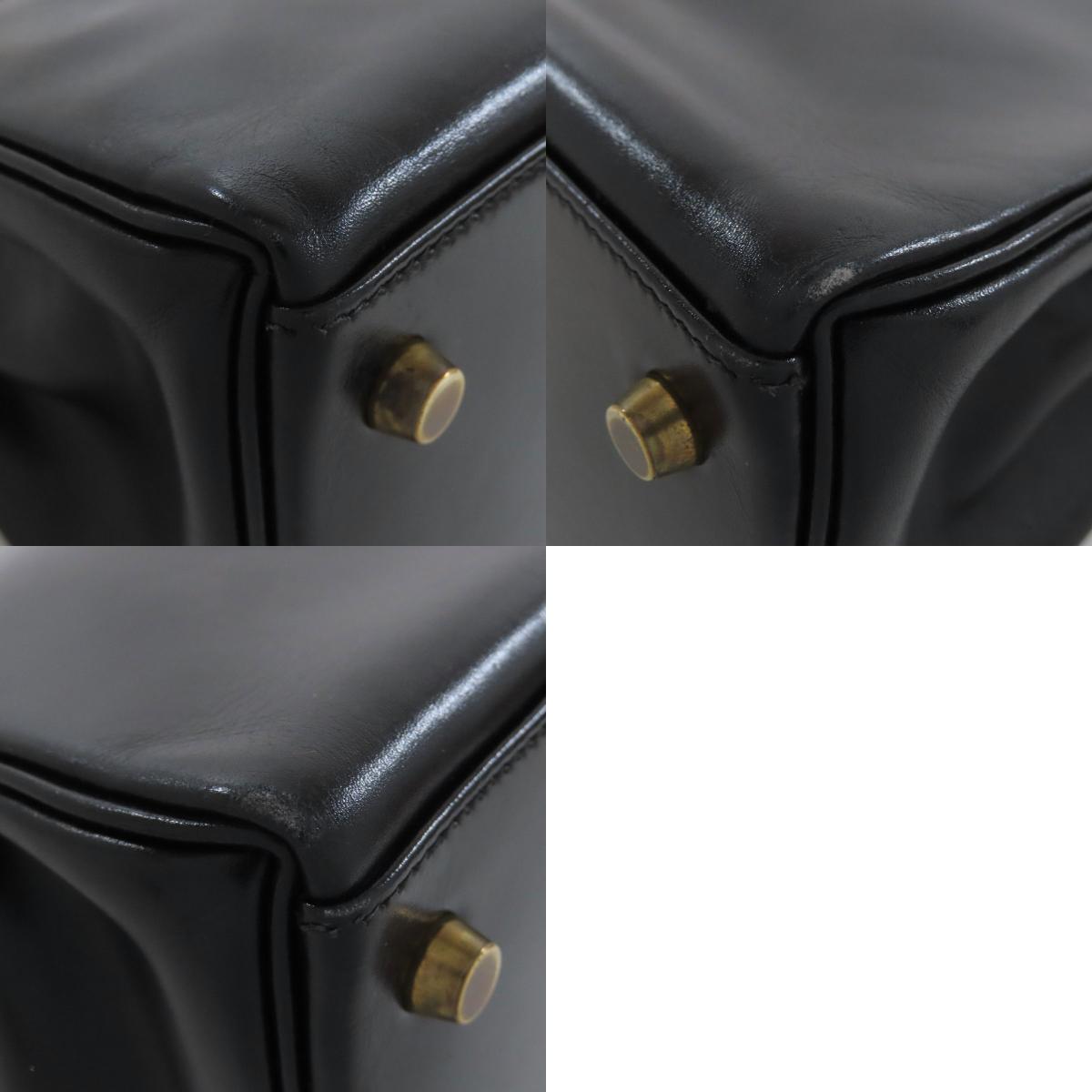 HERMES Kelly 28 Inner stitch GoldHardware Handbag Box calf Ladies [Used]