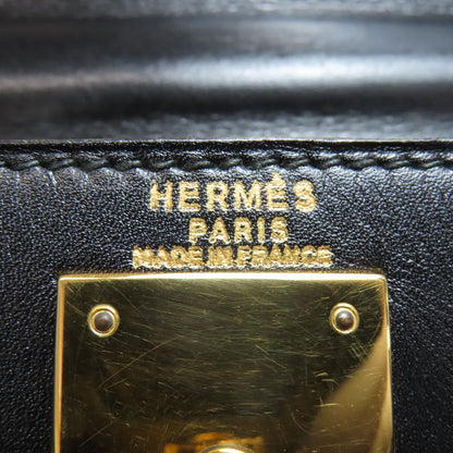 HERMES Kelly 28 Inner stitch GoldHardware Handbag Box calf Ladies [Used]