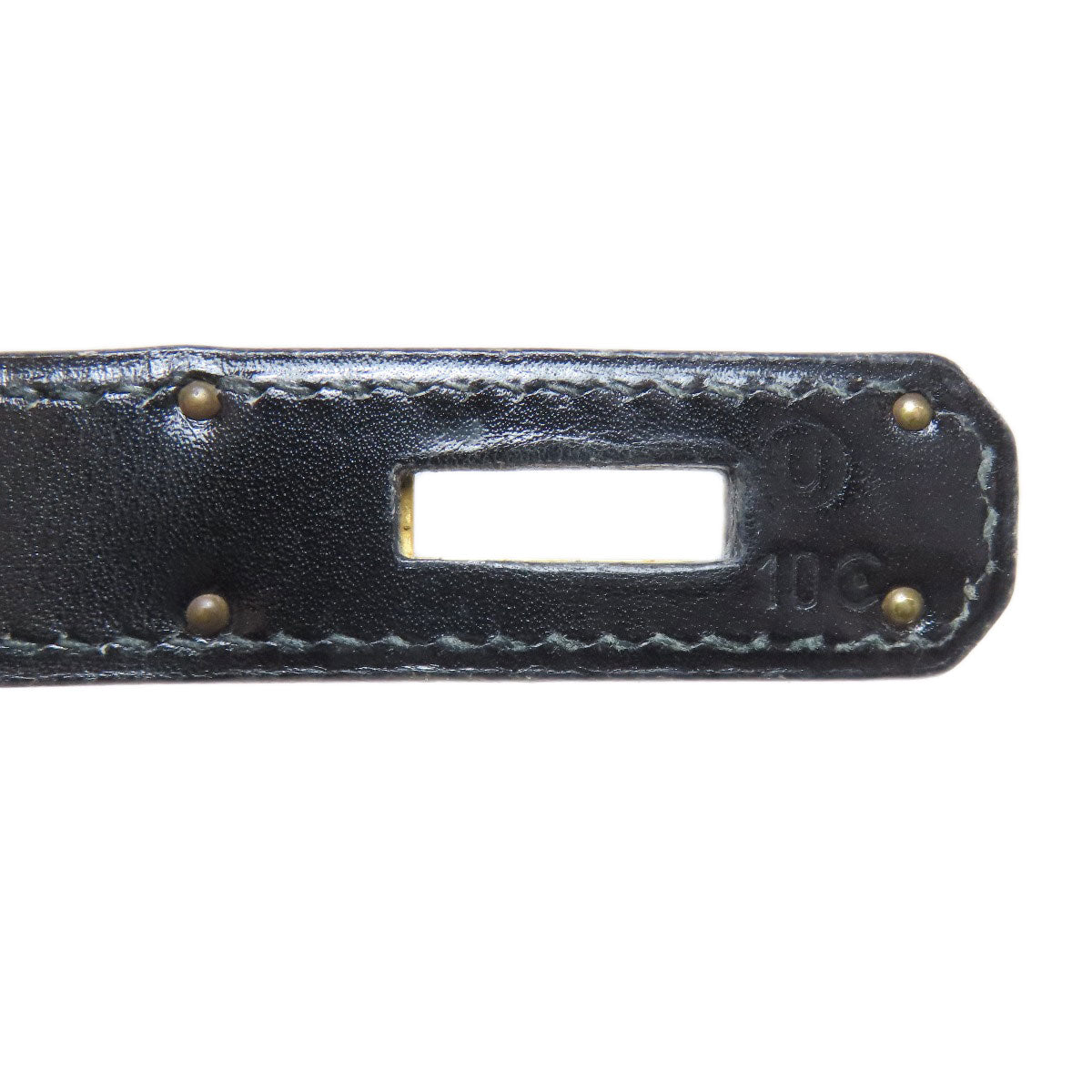 HERMES Kelly 28 Inner stitch GoldHardware Handbag Box calf Ladies [Used]