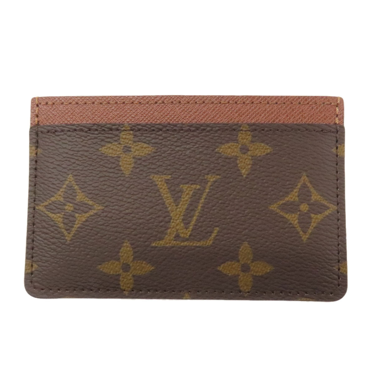 LOUIS VUITTON M61733 Porto cult · Simple Card Case Monogram canvas Ladies [Used]