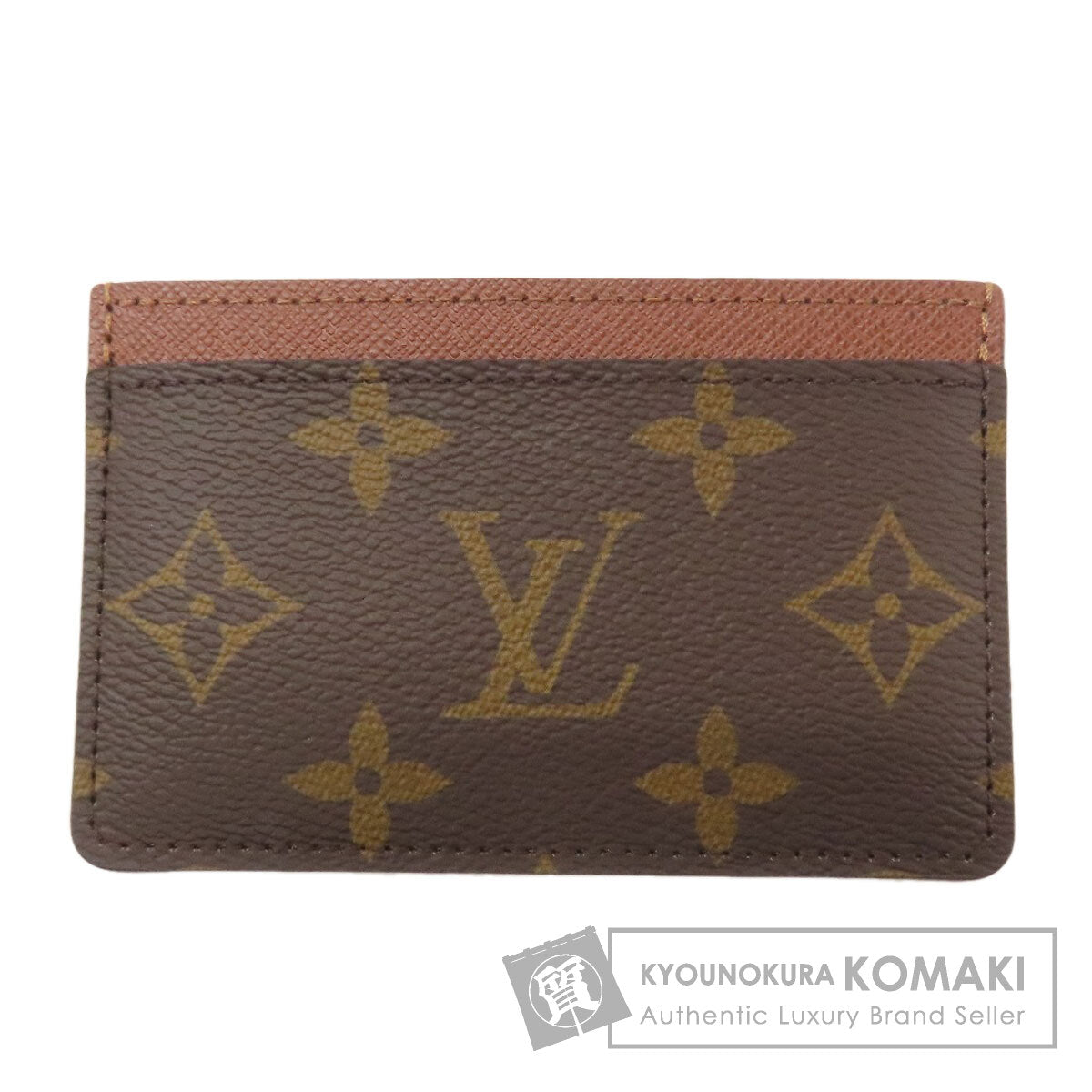 LOUIS VUITTON M61733 Porto cult · Simple Card Case Monogram canvas Ladies [Used]