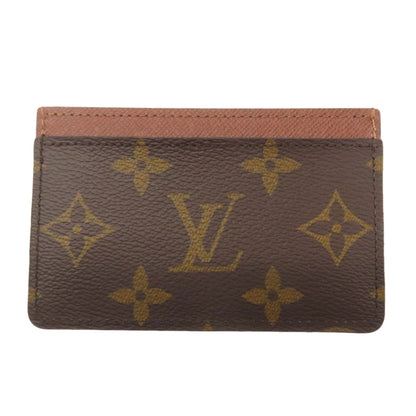 LOUIS VUITTON M61733 Porto cult · Simple Card Case Monogram canvas Ladies [Used]