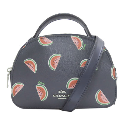 COACH 1594 Serena Satchel Watermelon 2-Way Handbag Leather Ladies [Used]
