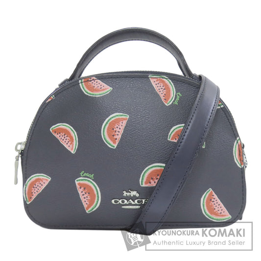 COACH 1594 Serena Satchel Watermelon 2-Way Handbag Leather Ladies [Used]