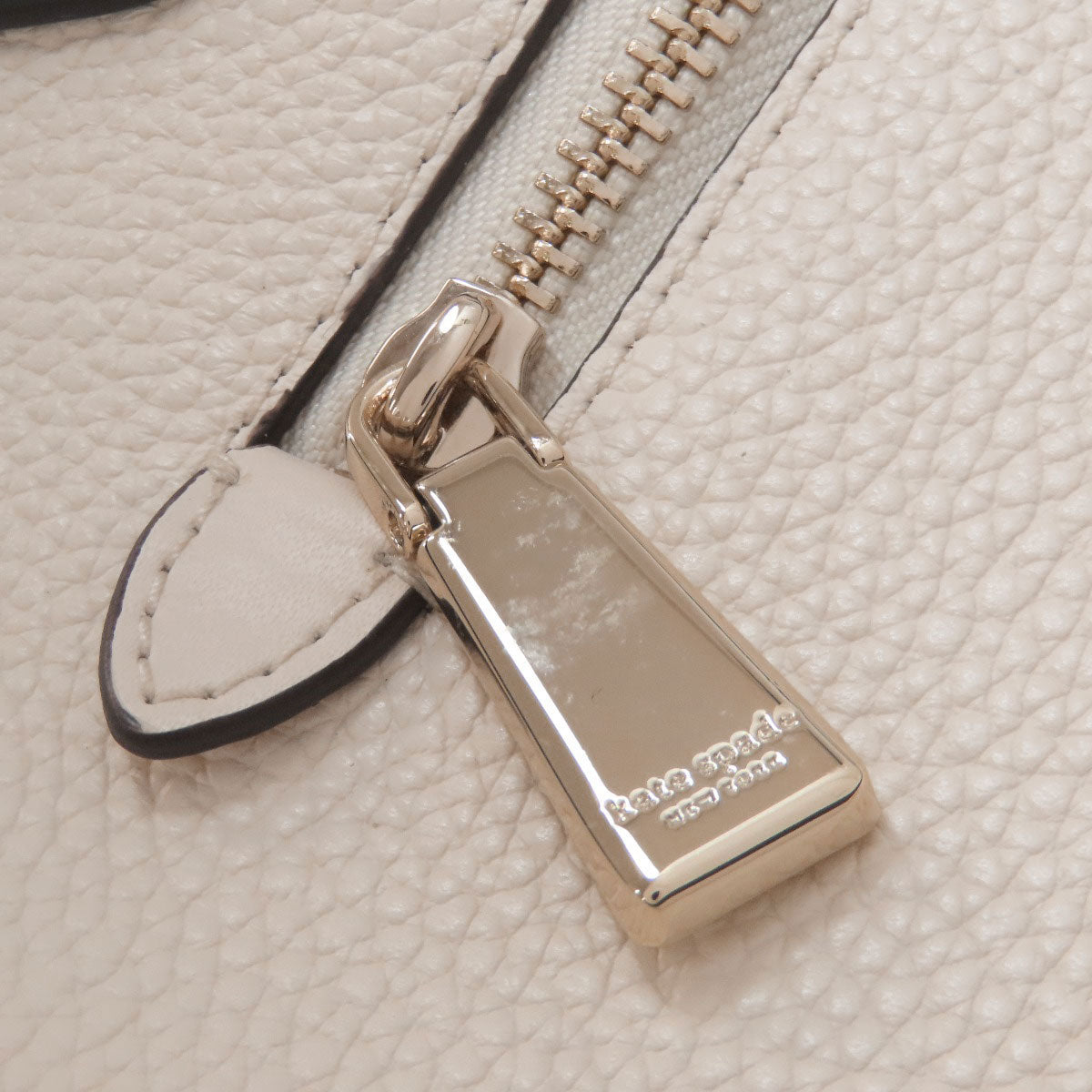 kate spade logo Tote Bag Leather Ladies [Used]