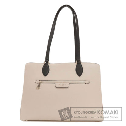 kate spade logo Tote Bag Leather Ladies [Used]